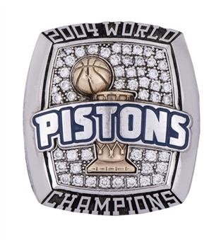 2004 Detroit Pistons NBA Championship Front Office Ring